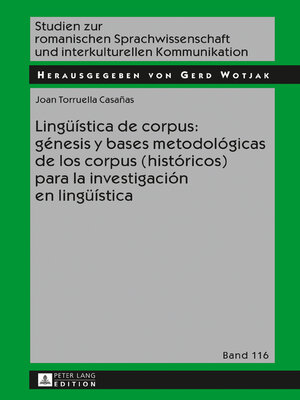cover image of Lingüística de corpus